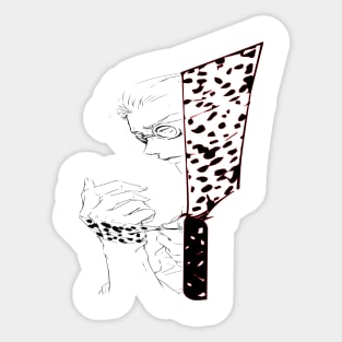 Elegance in Battle: Nanami's Jujutsu Prowess Sticker